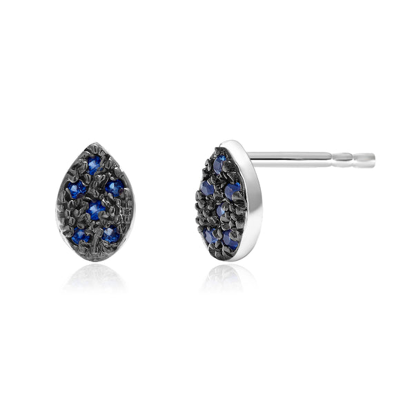 14 Karat Gold Pear Shape Sapphire Pair or Single Stud Earrings - OGI-LTD