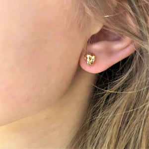14 Karat Gold Love Knot Stud Earrings - OGI-LTD