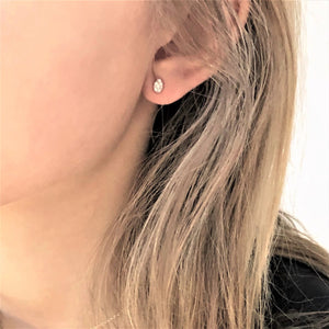 14 Karat Gold Pear Shape Diamond Pair or Single Stud Earrings - OGI-LTD