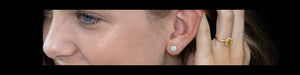 earrings, studs, hoops, dangle, drops