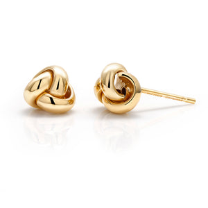 14 karat gold love knot earrings 