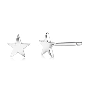 14 Karat Gold Mini Star Pair or Single Stud Earrings - OGI-LTD